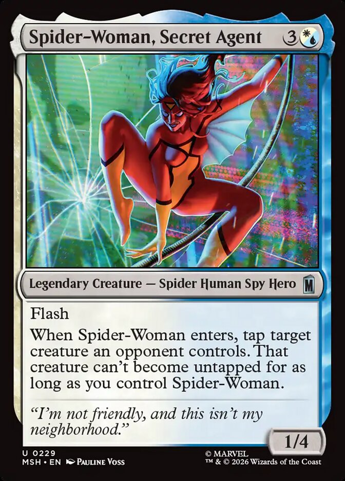 Spider-Woman, Secret Agent front