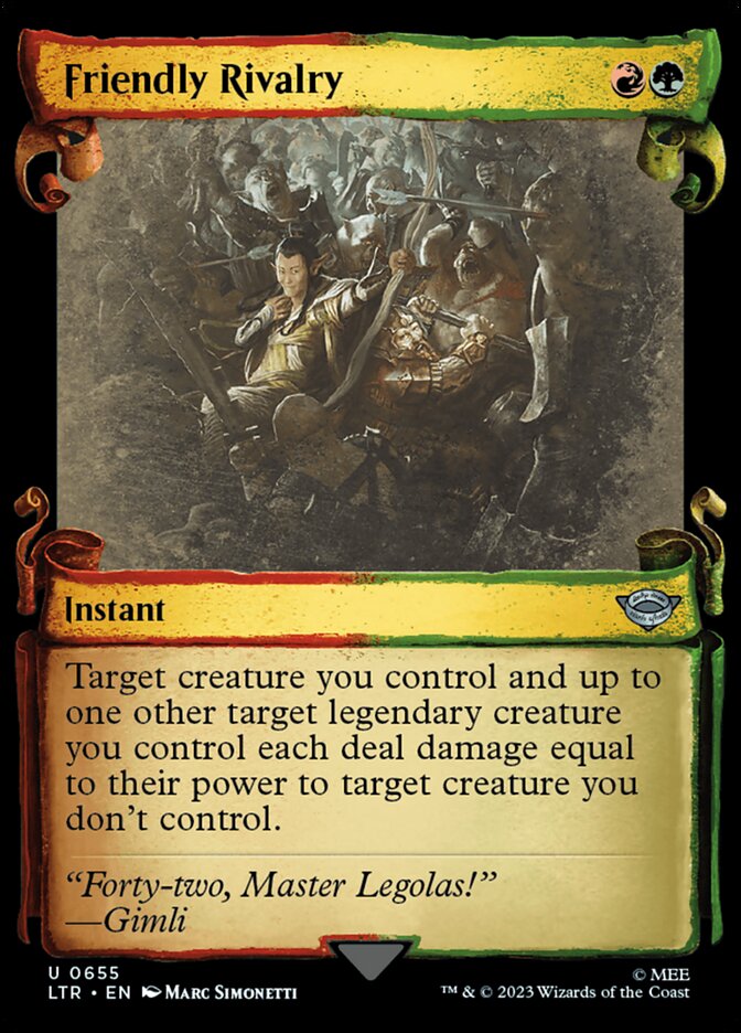 Friendly Rivalry front