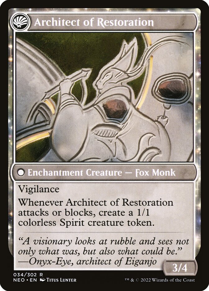 The Restoration of Eiganjo // Architect of Restoration back