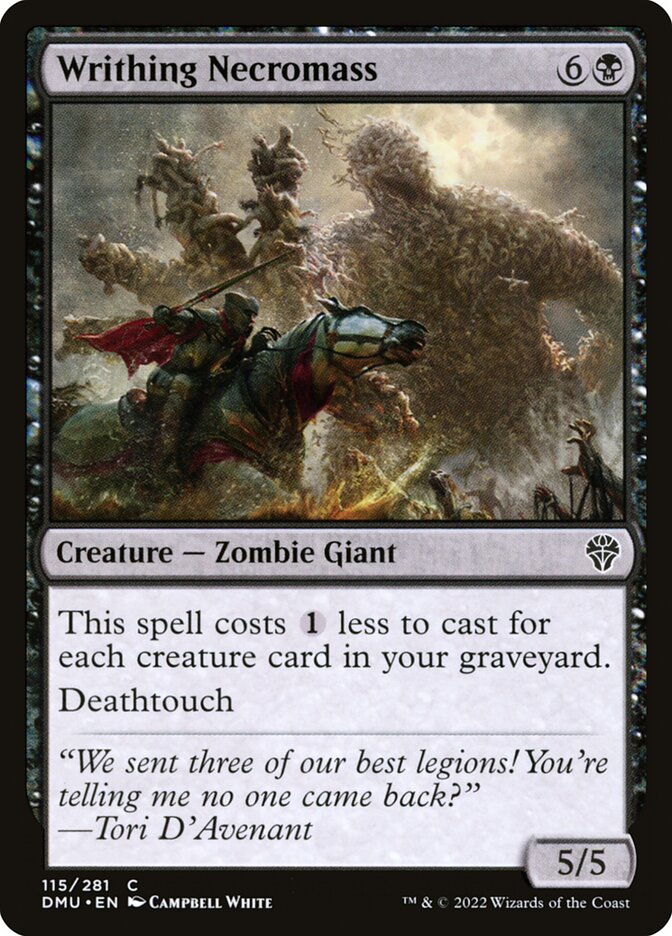 Writhing Necromass front