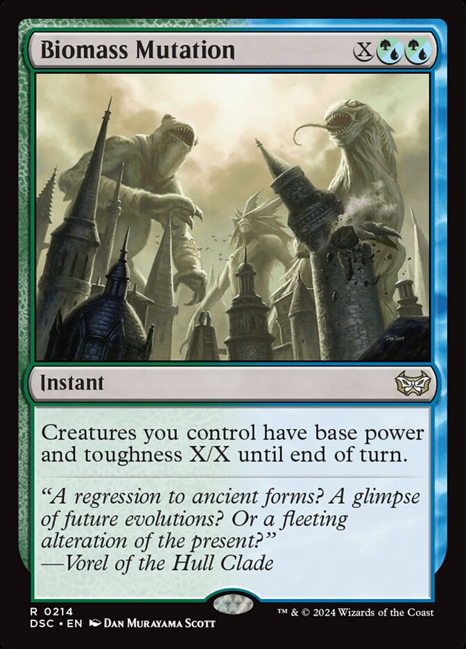 Biomass Mutation front