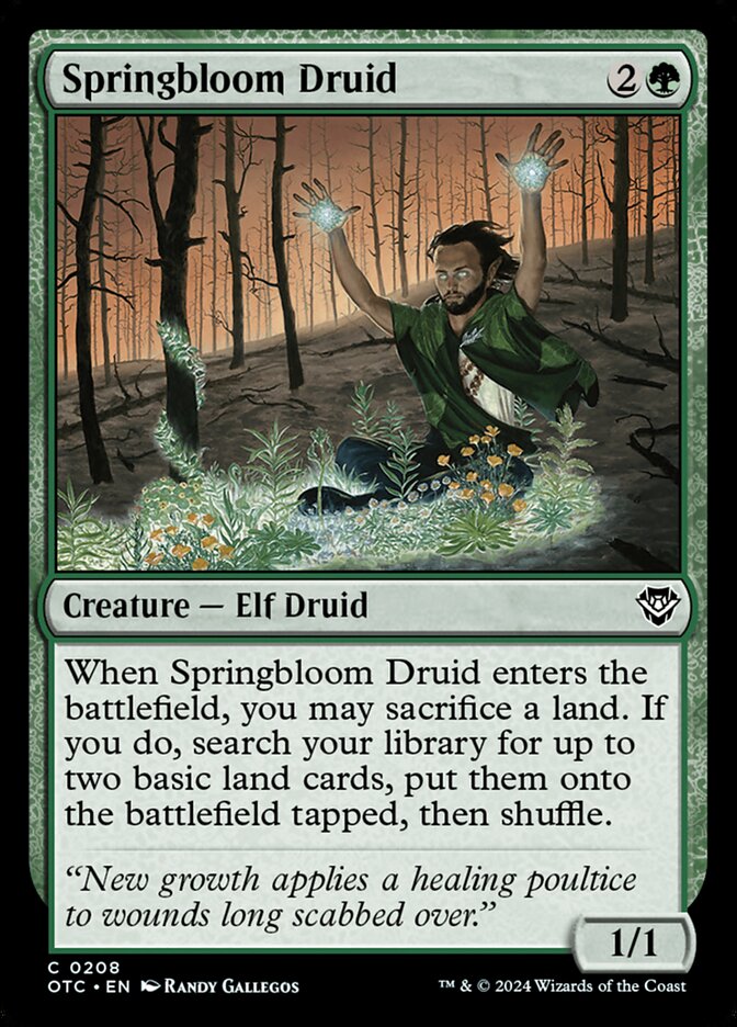 Springbloom Druid front