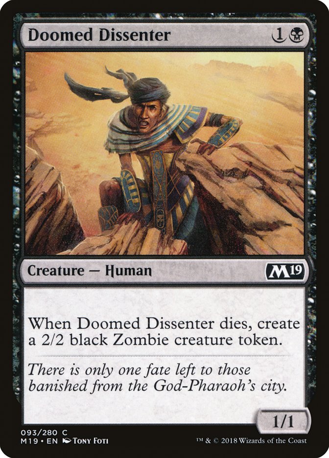 Doomed Dissenter front