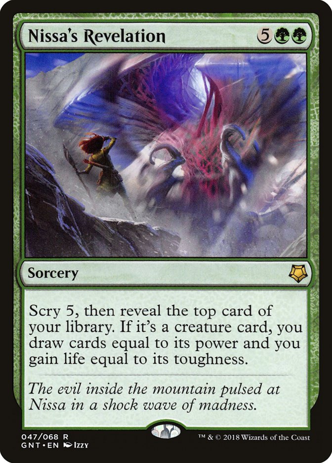 Nissa's Revelation front