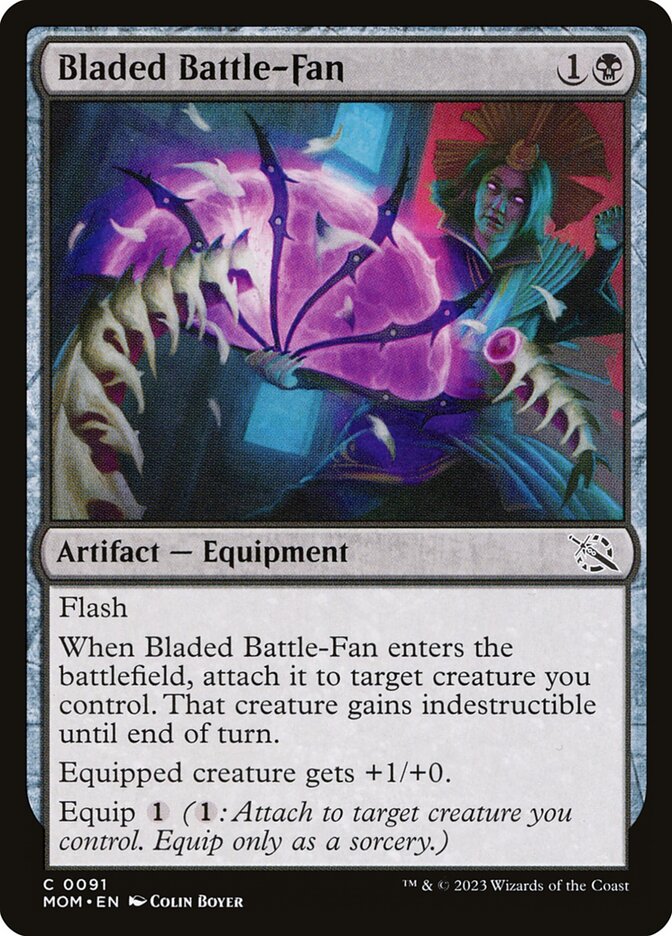Bladed Battle-Fan front