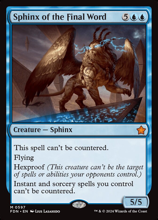 Sphinx of the Final Word front
