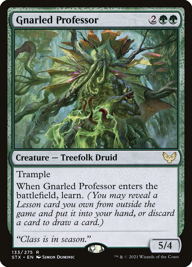 Gnarled Professor front