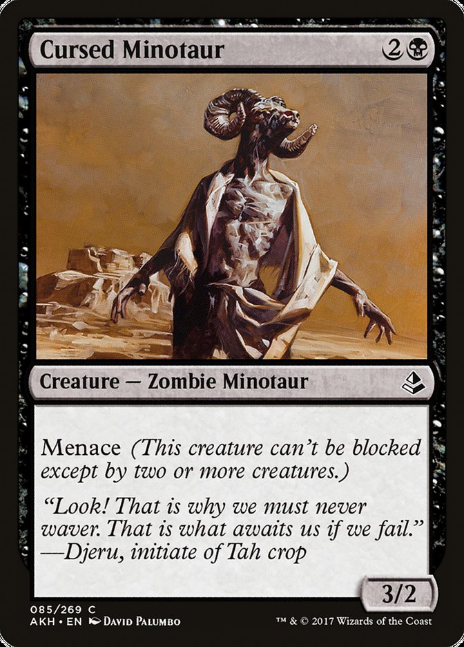Cursed Minotaur front