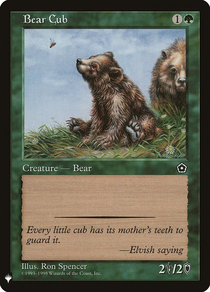 Bear Cub front