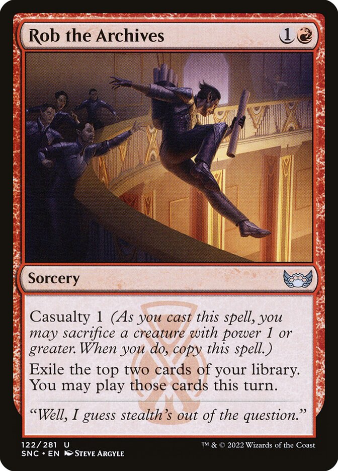 Rob the Archives front
