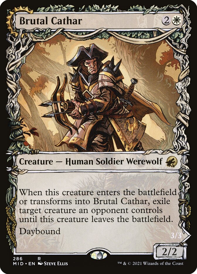 Brutal Cathar // Moonrage Brute front