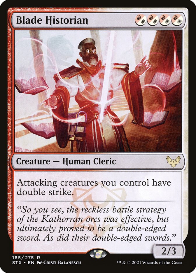 Blade Historian front