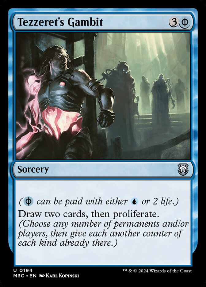 Tezzeret's Gambit front