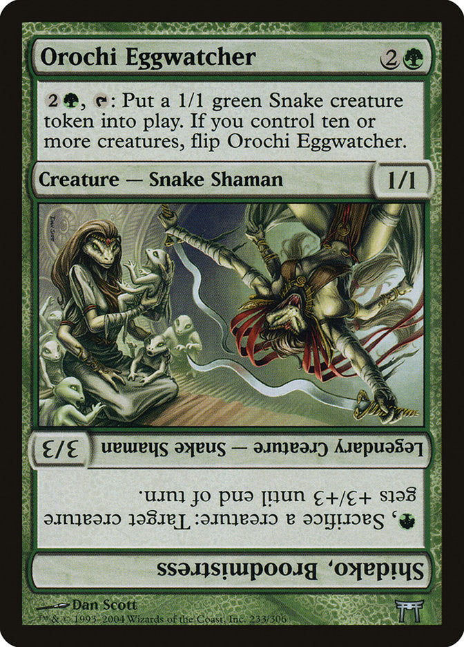Orochi Eggwatcher // Shidako, Broodmistress back