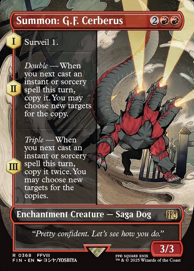 Summon: G.F. Cerberus front