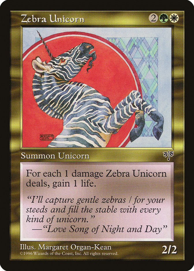 Zebra Unicorn front