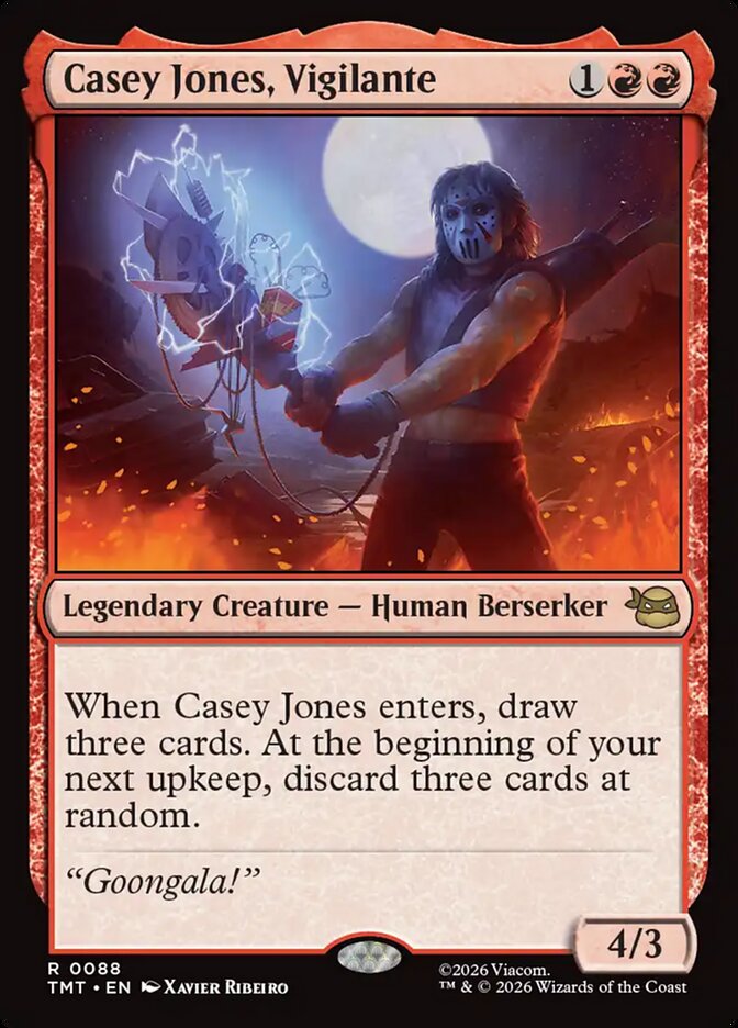 Casey Jones, Vigilante front