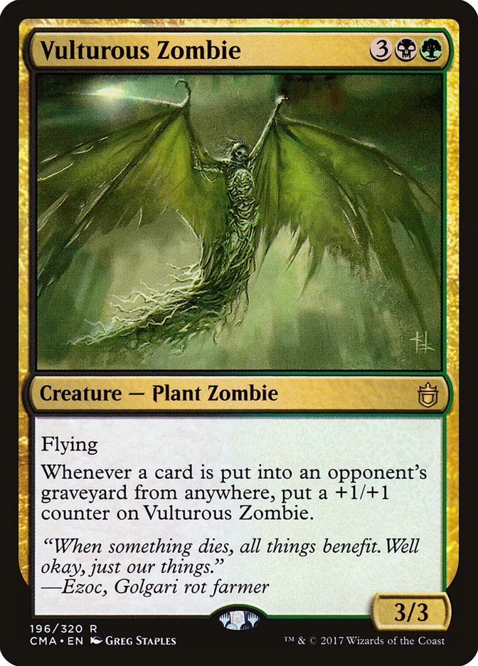 Vulturous Zombie front