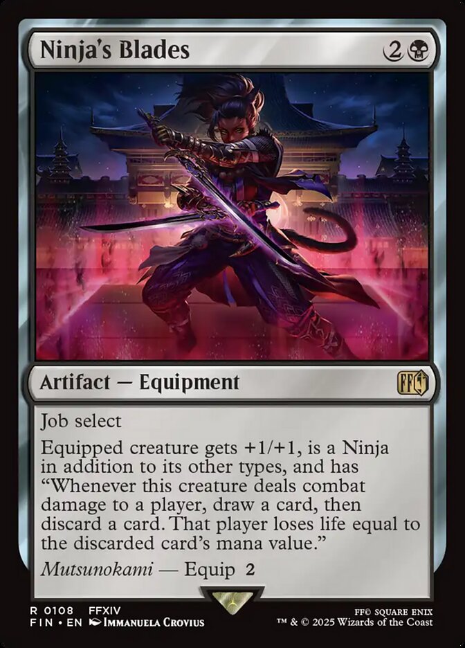 Ninja's Blades front