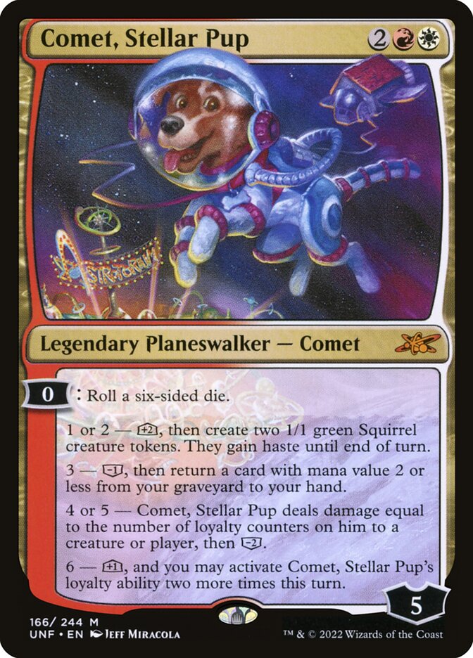 Comet, Stellar Pup front