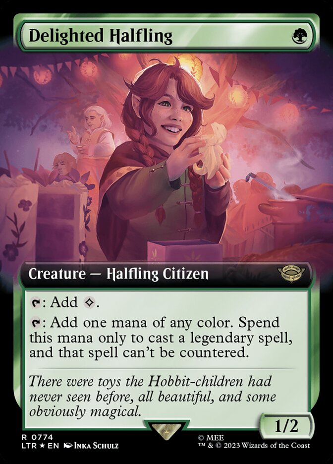 Delighted Halfling front