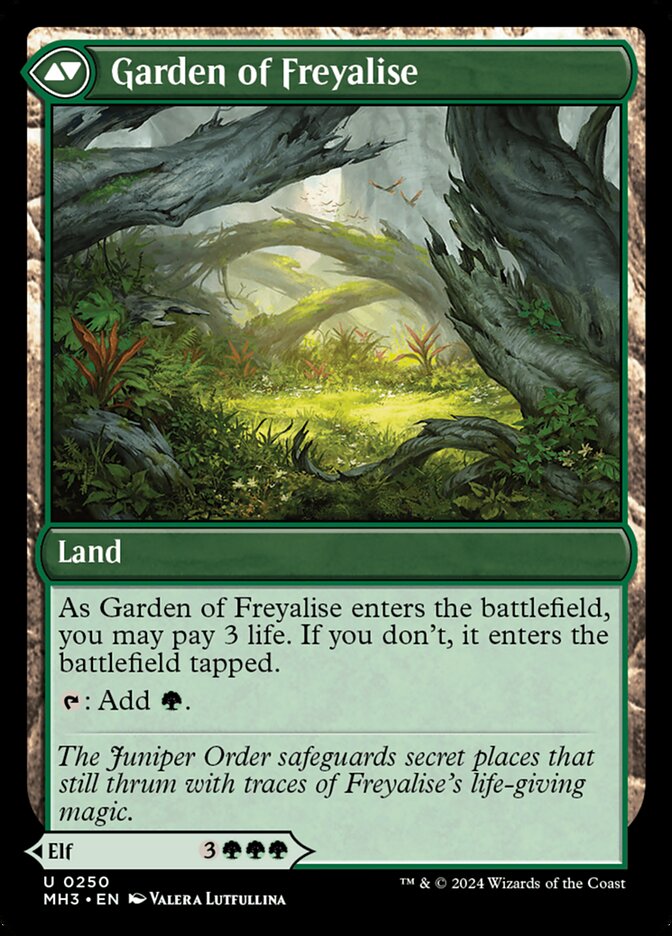 Disciple of Freyalise // Garden of Freyalise back