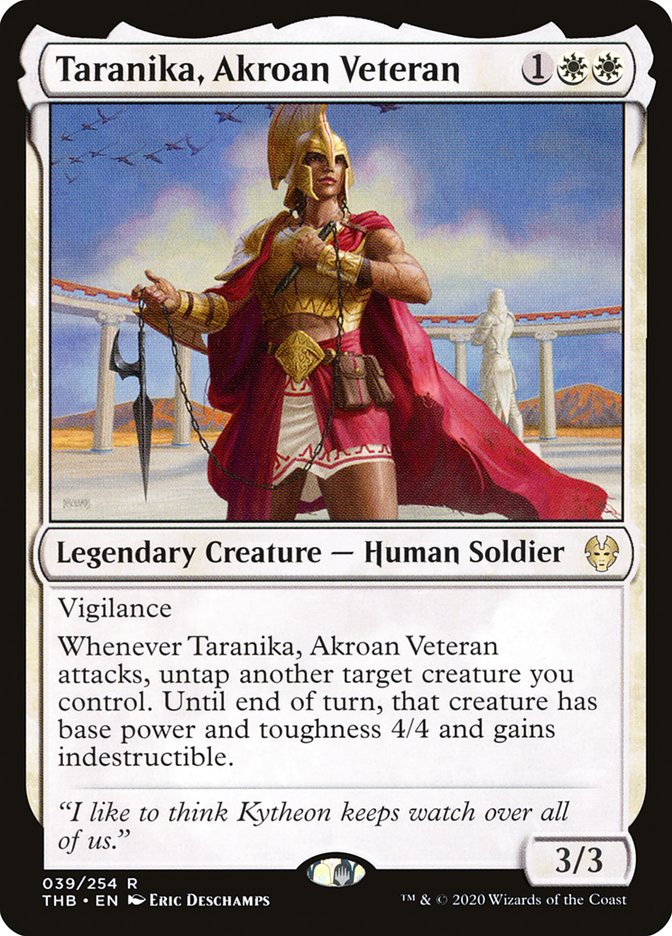 Taranika, Akroan Veteran front