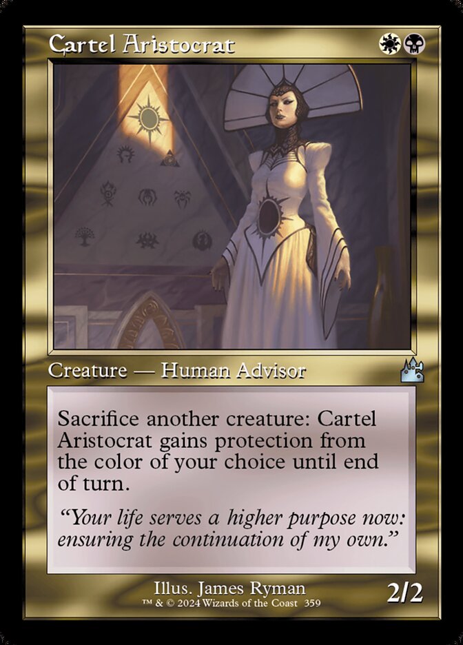 Cartel Aristocrat front