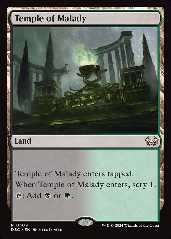 Temple of Malady front