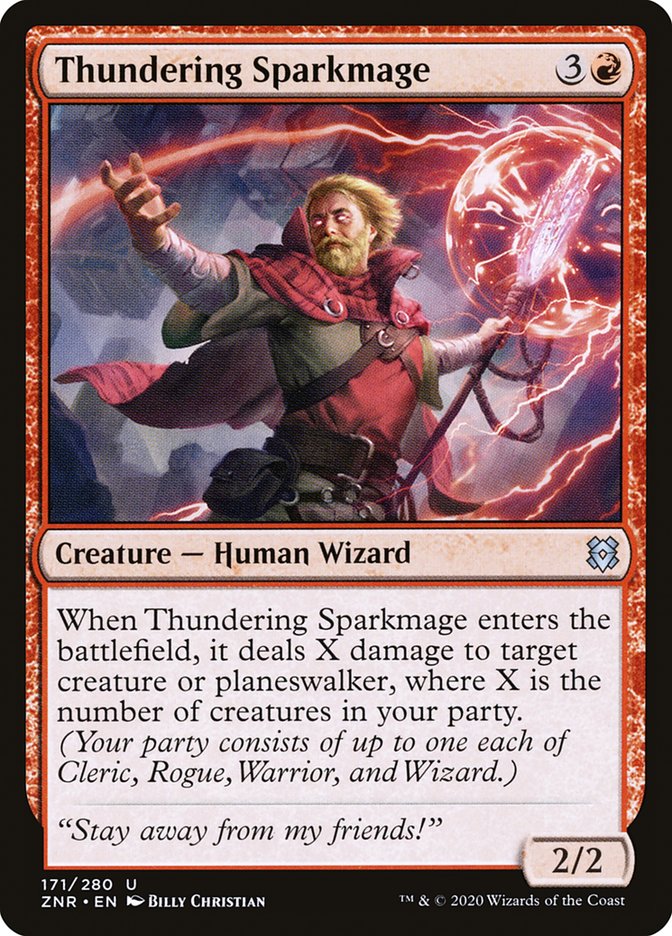 Thundering Sparkmage front