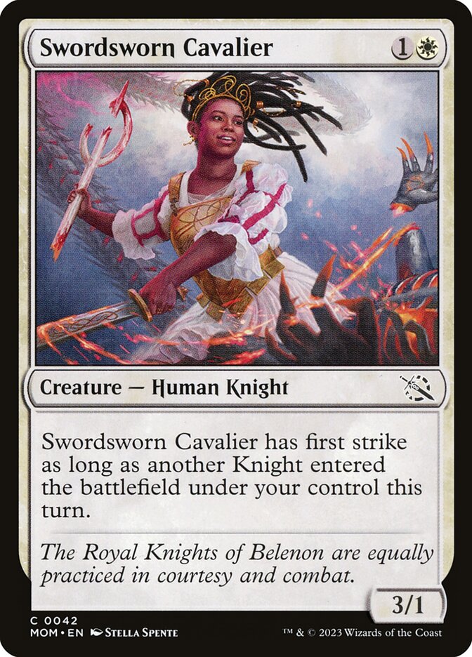 Swordsworn Cavalier front