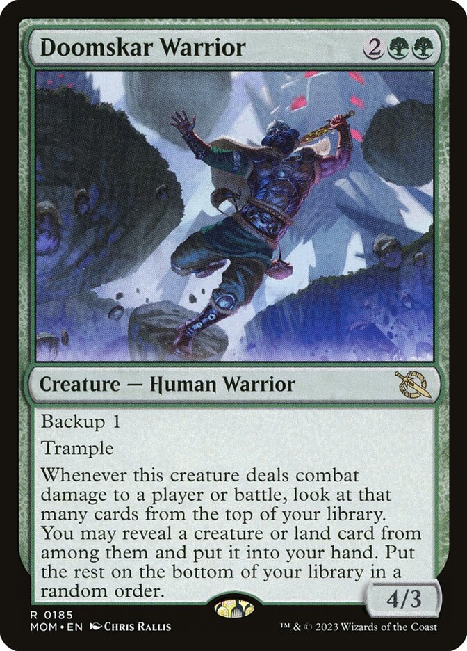 Doomskar Warrior front