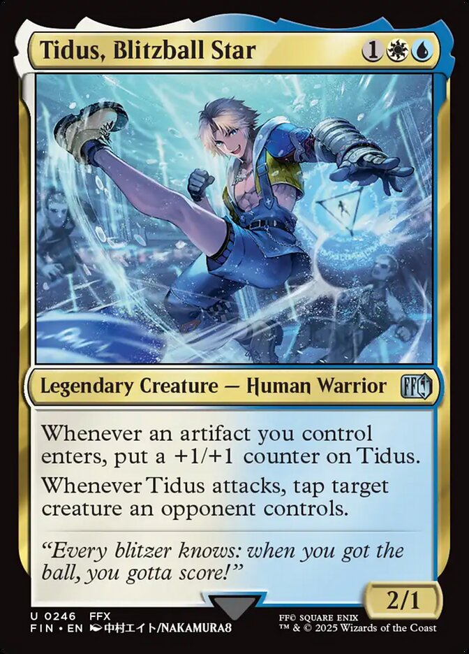 Tidus, Blitzball Star front