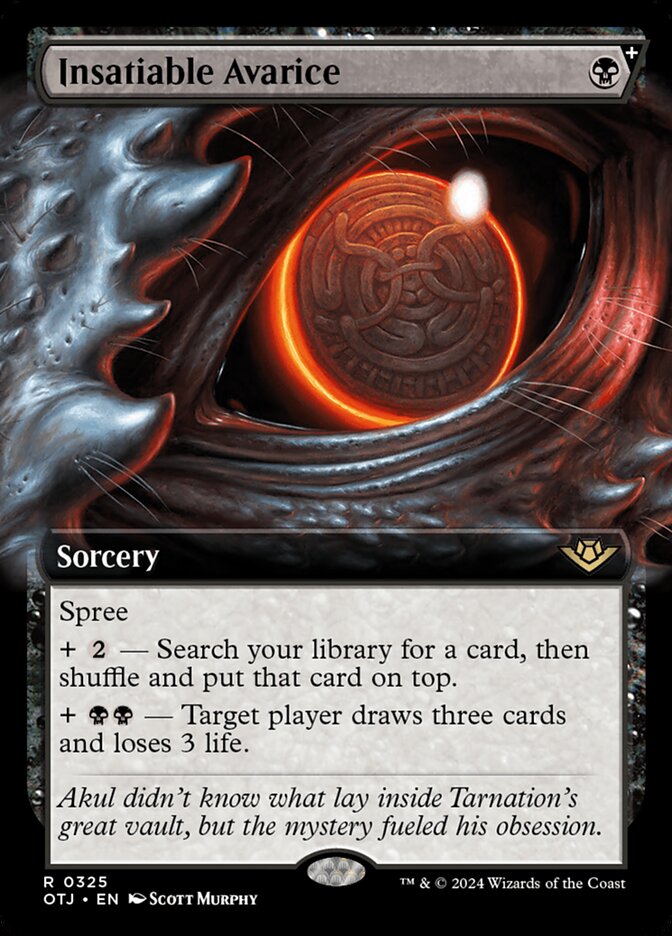 Insatiable Avarice front