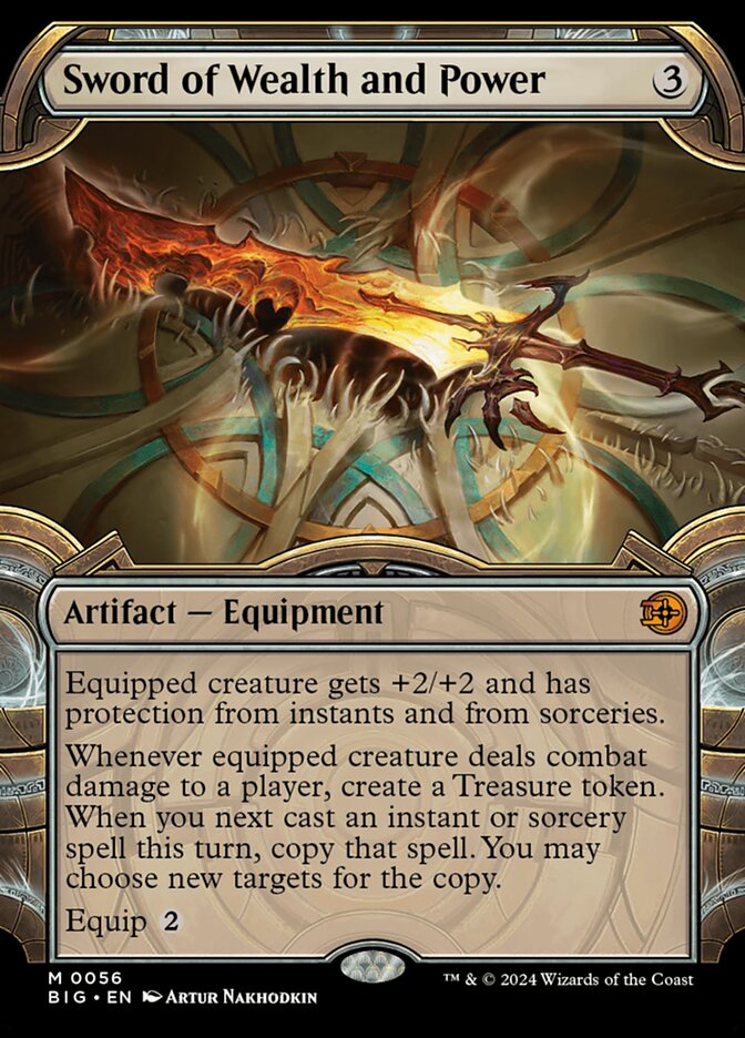 Sword of Wealth and Power front