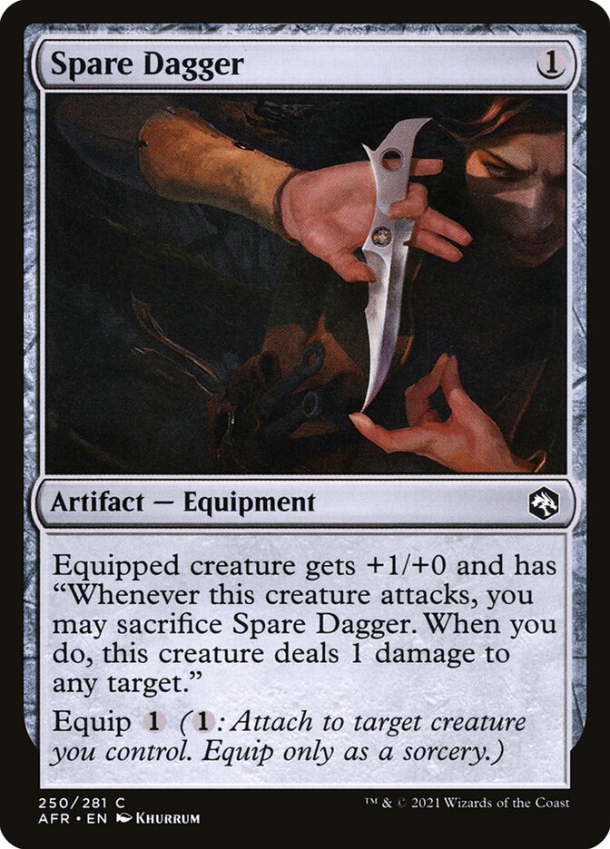 Spare Dagger front