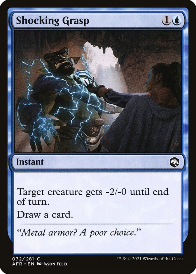 Shocking Grasp front