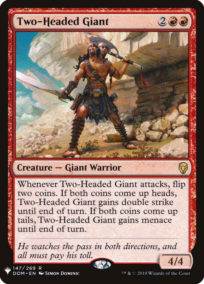 Two-Headed Giant front