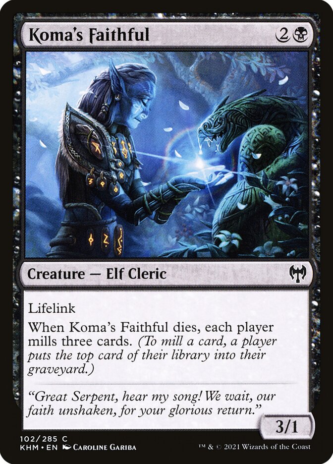 Koma's Faithful front