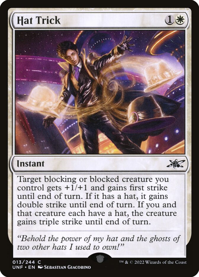Hat Trick front