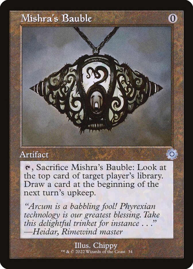 Mishra's Bauble front