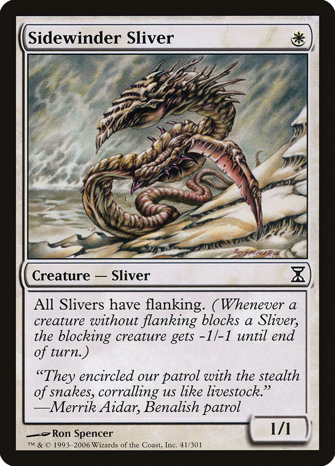 Sidewinder Sliver front