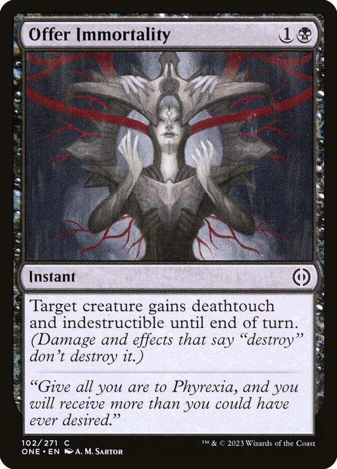 Offer Immortality front