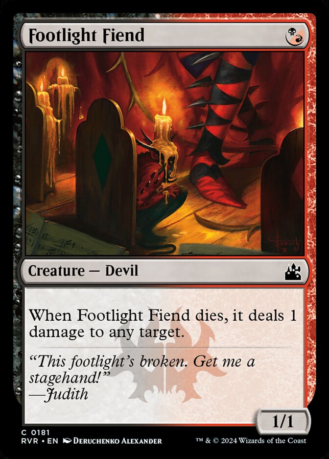 Footlight Fiend front