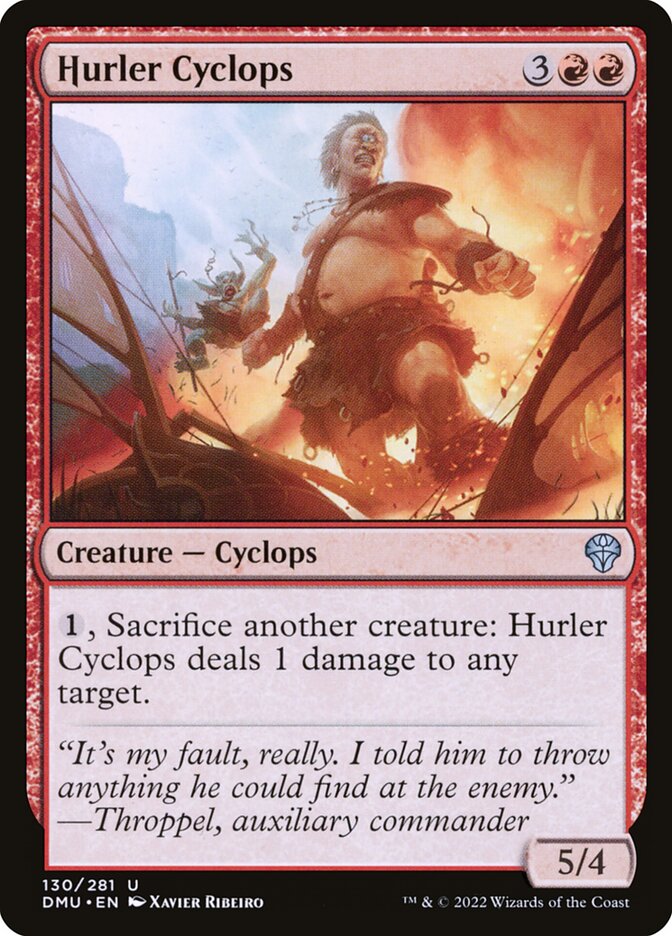 Hurler Cyclops front