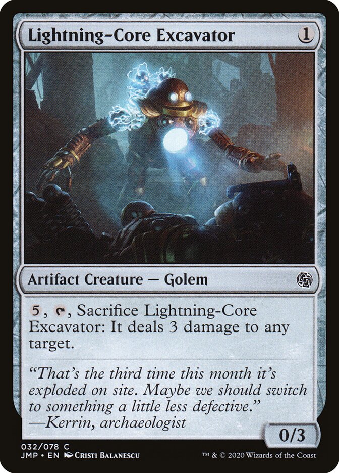 Lightning-Core Excavator front