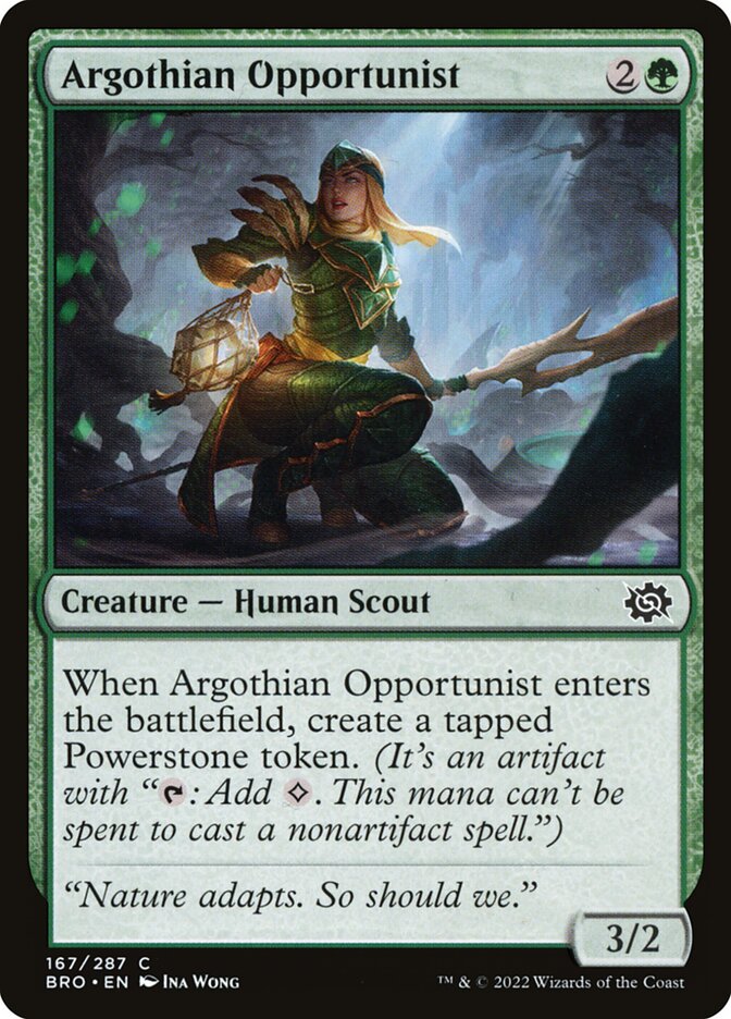 Argothian Opportunist front