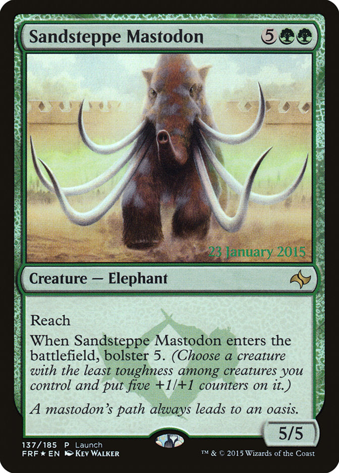 Sandsteppe Mastodon front