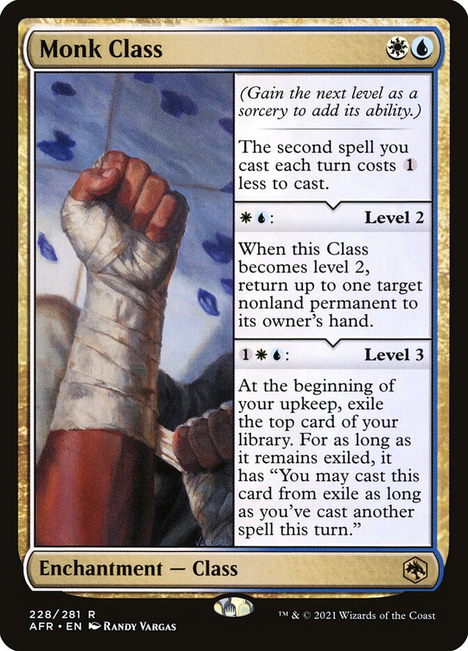Monk Class front