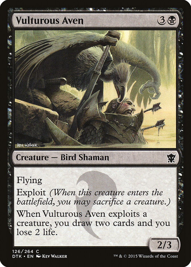 Vulturous Aven front
